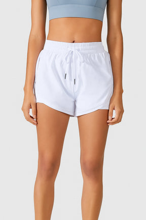 Short Fitness Feminino Respirável com Bolso Interno