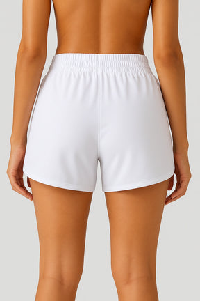 Short Fitness Feminino Respirável com Bolso Interno