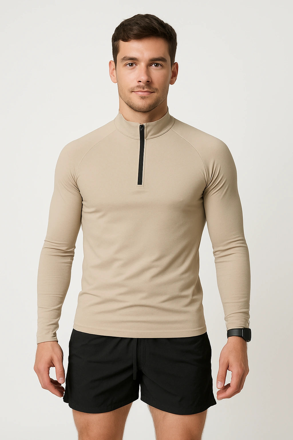 Camisa Masculina esportiva Casual Gola alta Academia Treino e Esportes