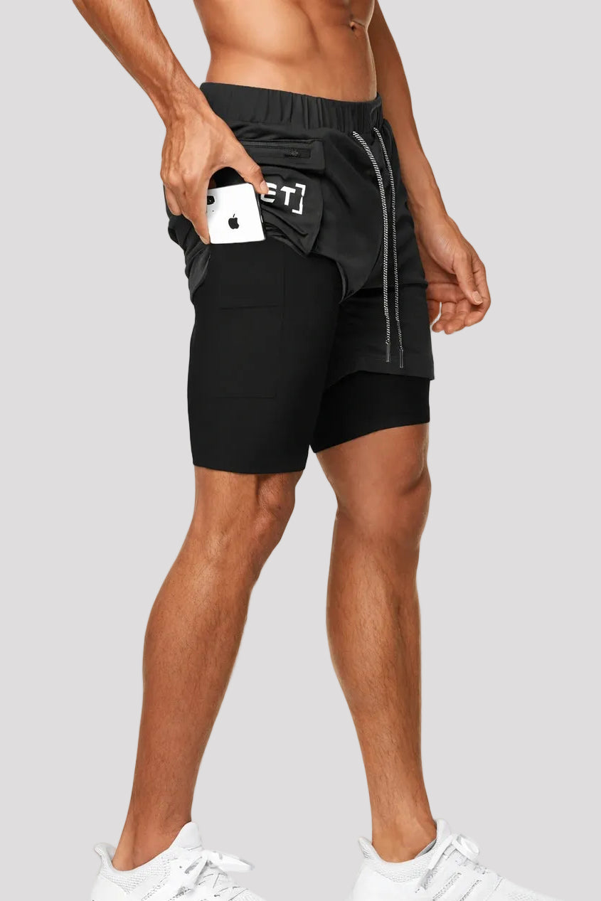 Short Esportivo de Academia Masculino com Bolsos Laterais