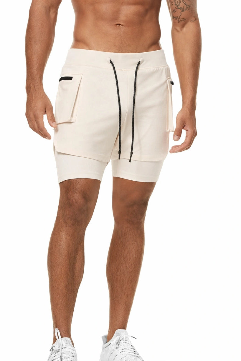 Short Esportivo de Academia Masculino com Bolsos Laterais