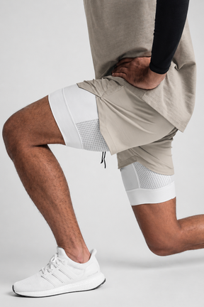 Short Esportivo de Academia Masculino Minimalista 2 em 1 Tauranga