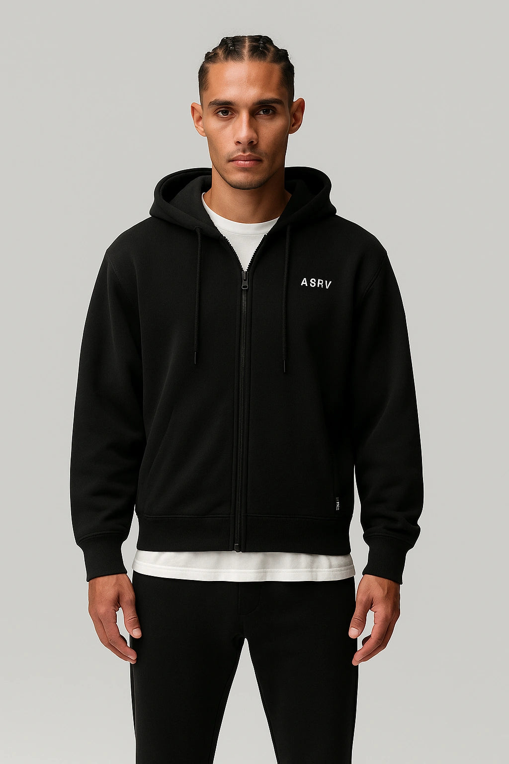 Jaqueta Esportiva Masculina Algodão com Zíper Fitness