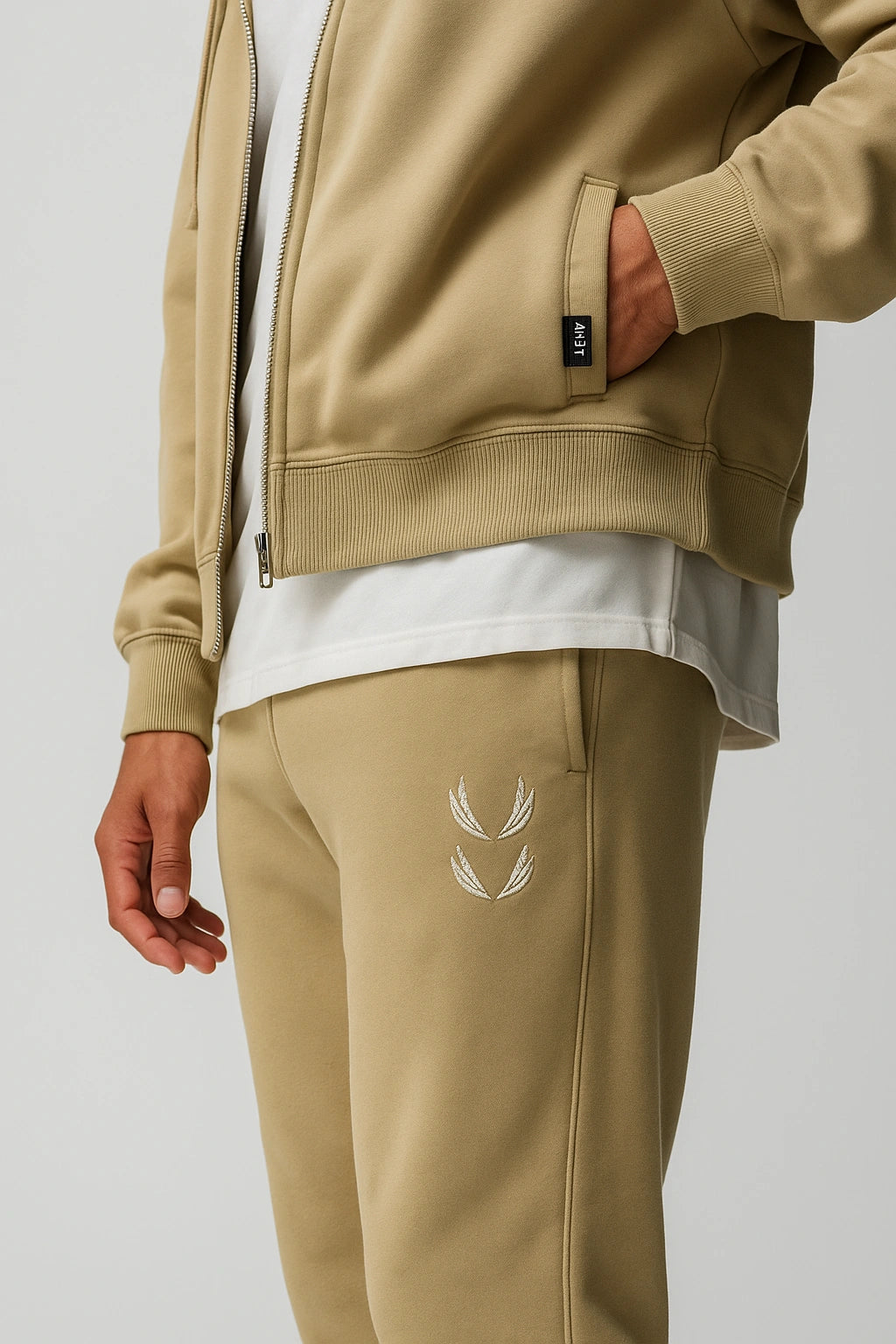 Jaqueta Esportiva Masculina Algodão com Zíper Fitness