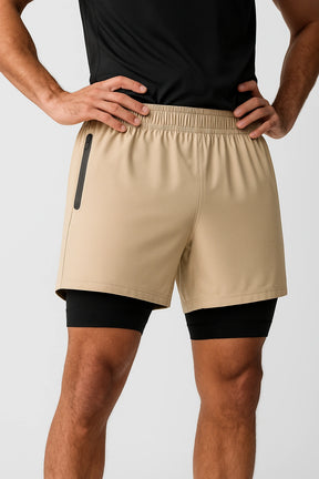 Short Masculino de Academia 2 em 1