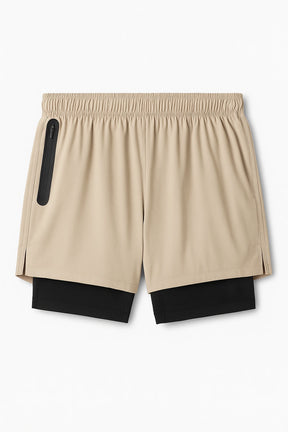 Short Masculino de Academia 2 em 1