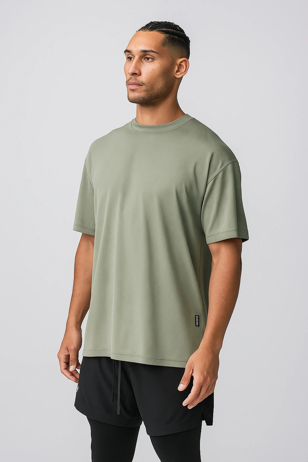Camisa Esportiva Masculina Academia Oversized Minimalista