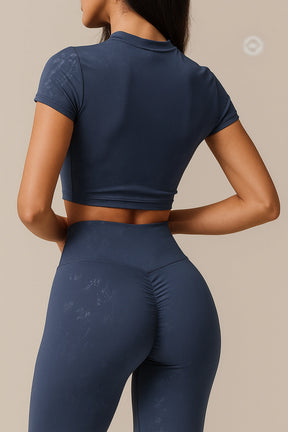 Cropped Fitness Feminino Confortável De Secagem Rápida