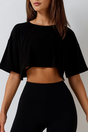 Cropped Fitness Feminino Respirável