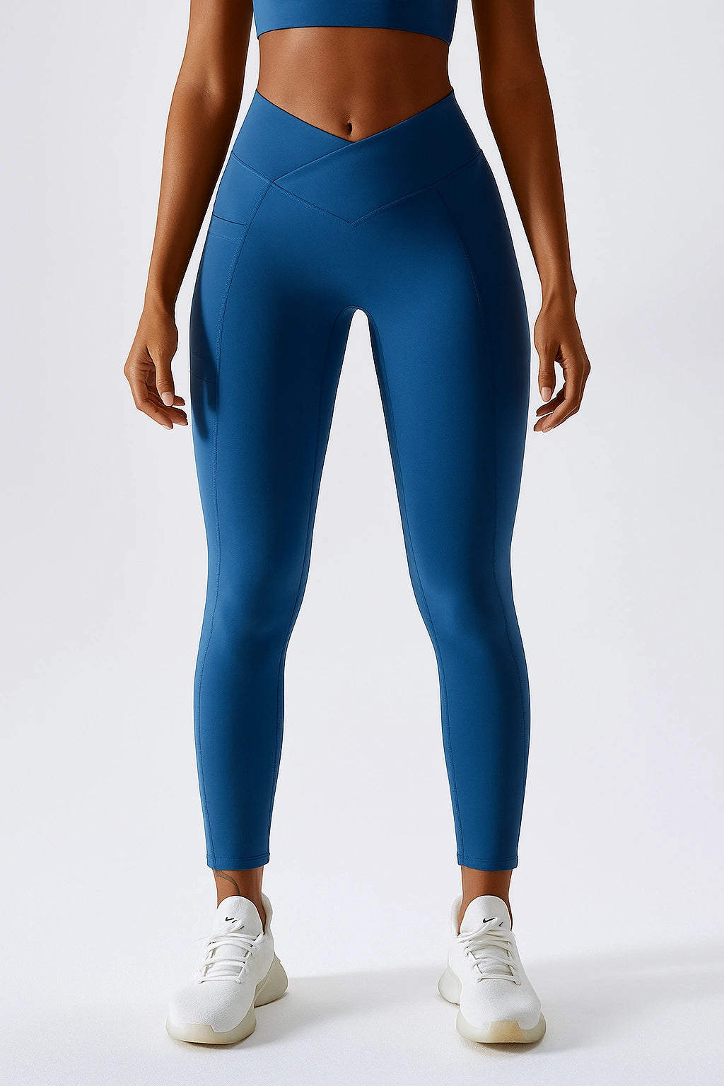 Calça Esportiva Leggings  de academia Feminina Cintura Alta Respirável