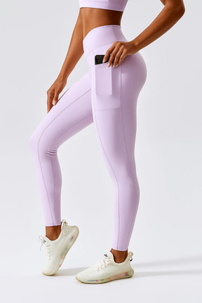 Calça Esportiva Leggings  de academia Feminina Cintura Alta Respirável