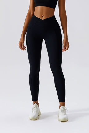 Calça Esportiva Leggings  de academia Feminina Cintura Alta Respirável