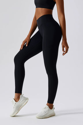 Calça Esportiva Leggings  de academia Feminina Cintura Alta Respirável