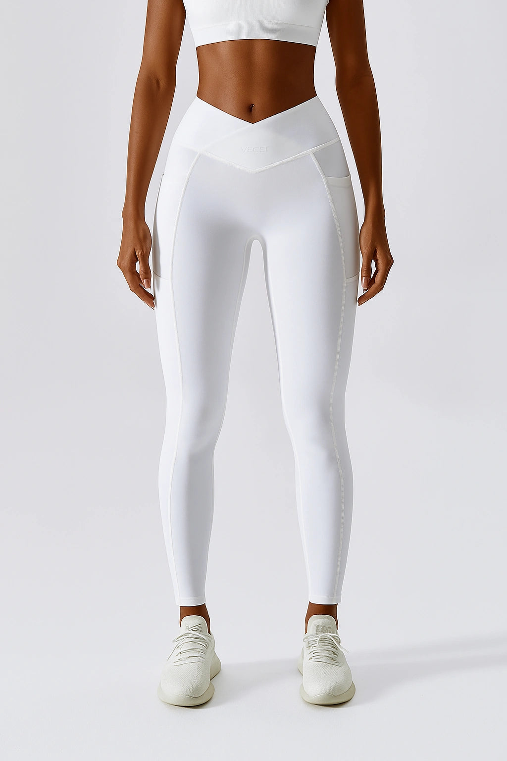 Calça Esportiva Leggings  de academia Feminina Cintura Alta Respirável