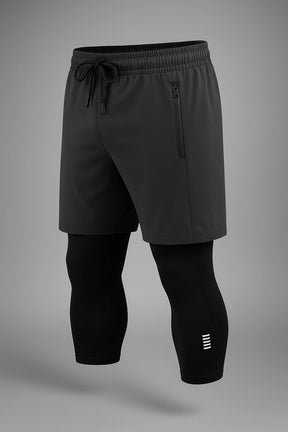 Short Esportivo de Academia  Compressão - Fitness Run