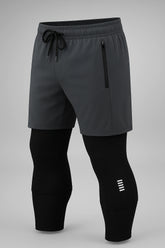 Short Esportivo de Academia  Compressão - Fitness Run