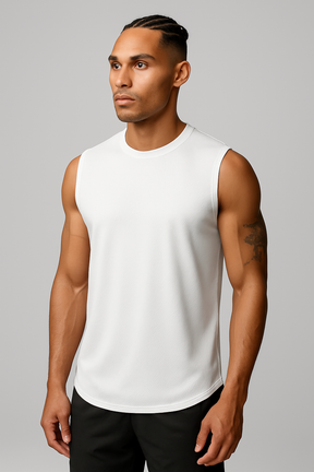 Regata Esportiva Masculina Minimalista Respirável Academia - T-Shirt Minimal II ASRV