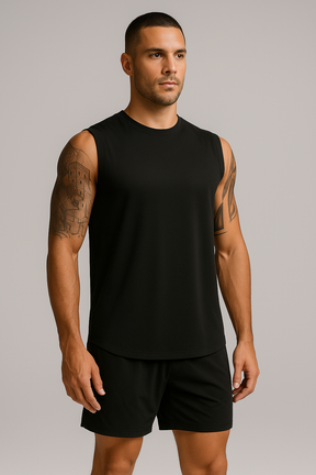 Regata Esportiva Masculina Minimalista Respirável Academia - T-Shirt Minimal II ASRV