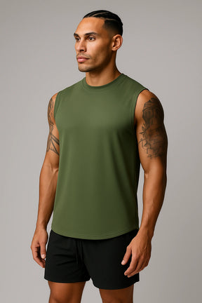 Regata Esportiva Masculina Minimalista Respirável Academia - T-Shirt Minimal II ASRV