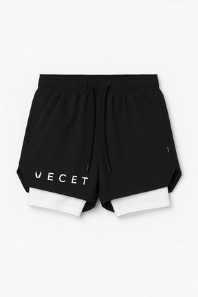 Short Esportivo de Academia Masculino Secagem rápida 2 em 1