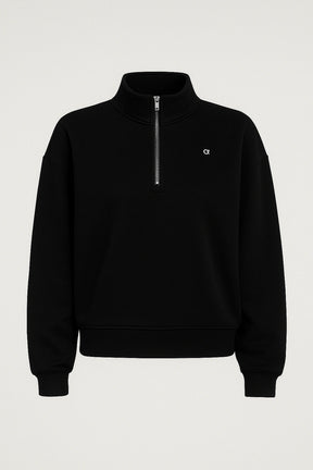 Jaqueta Moletom Fitness Feminino com Zíper Gola Alta Supima®