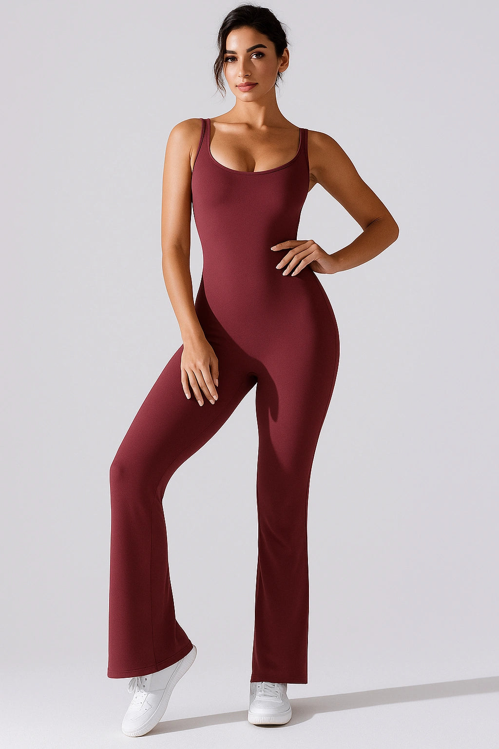 Conjunto Fitness Feminino Com Macacão para Treino