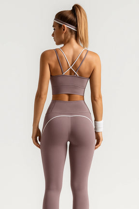 Conjunto Fitness Feminino Com Macacão para Treino