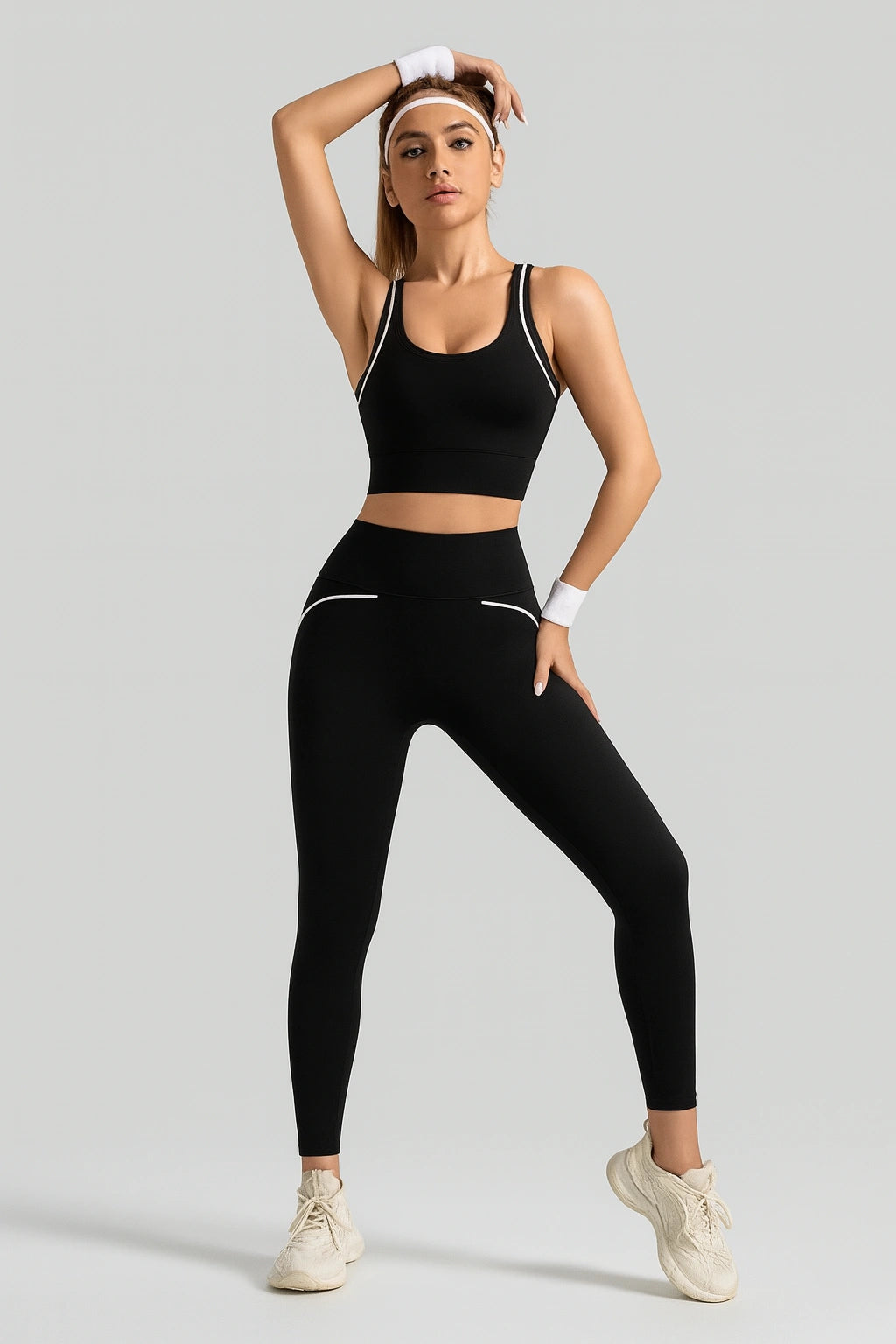 Conjunto Fitness Feminino Com Macacão para Treino
