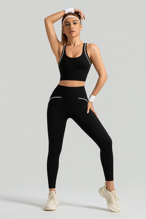 Conjunto Fitness Feminino Com Macacão para Treino