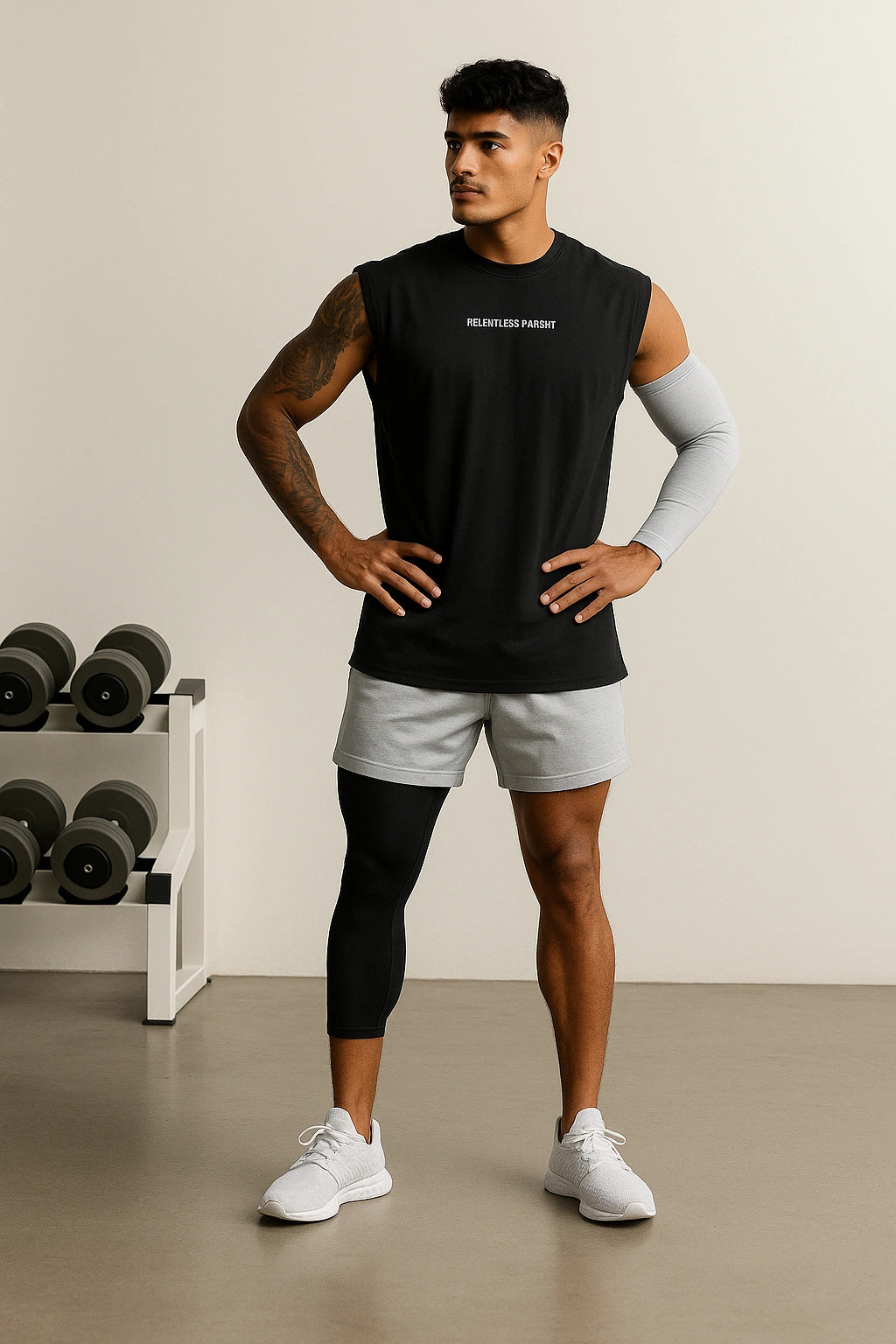Regata Esportiva Masculina Minimalista Respirável Academia - ASRV