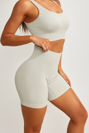 Conjunto Esportivo Feminino com Top e Short Academia