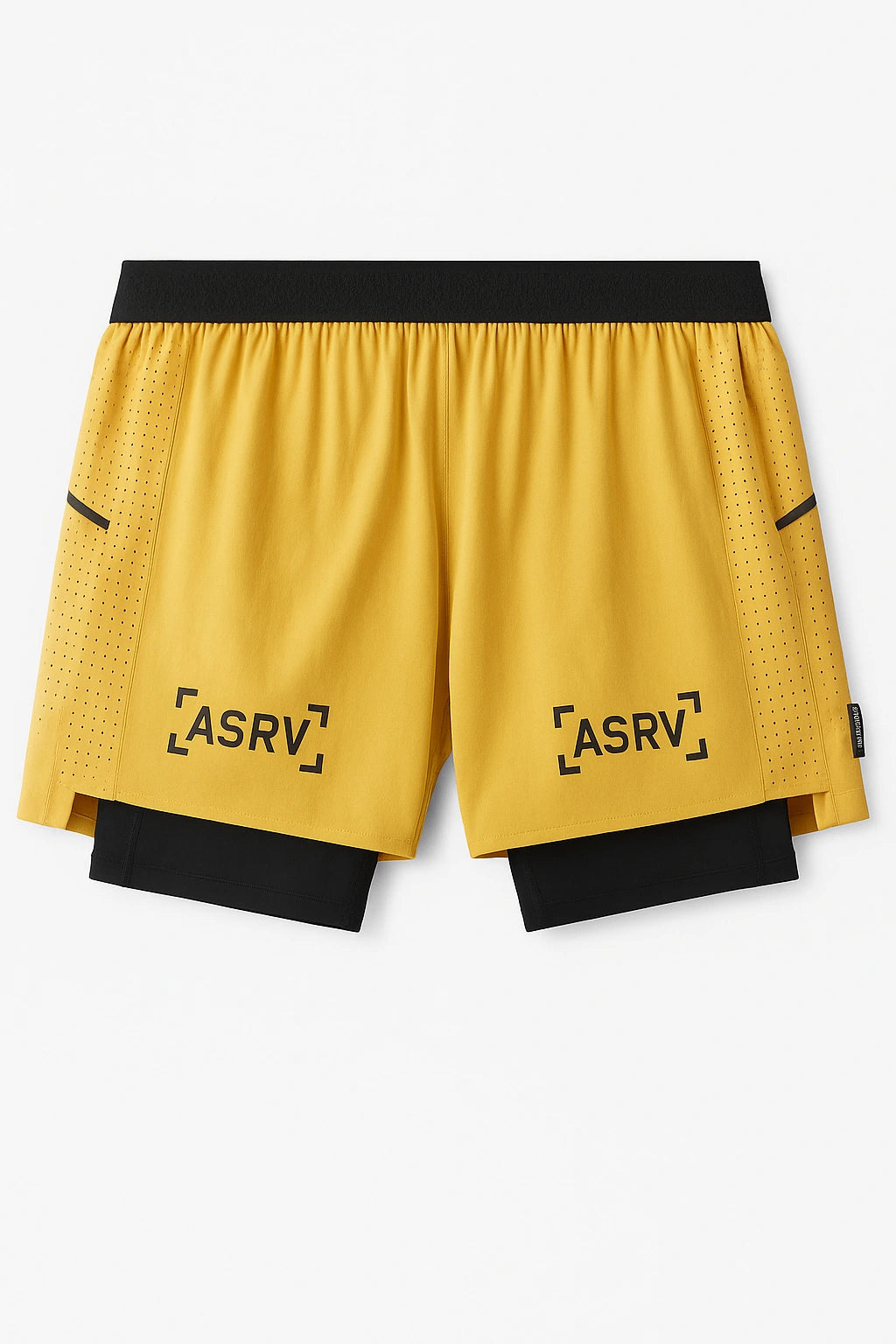 Short Esportivo de Academia  Masculino Respirável 2 em 1 - Slim Run