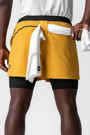 Short Esportivo de Academia  Masculino Respirável 2 em 1 - Slim Run