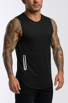 Regata Esportiva Masculina Academia - Com Bolso Lateral