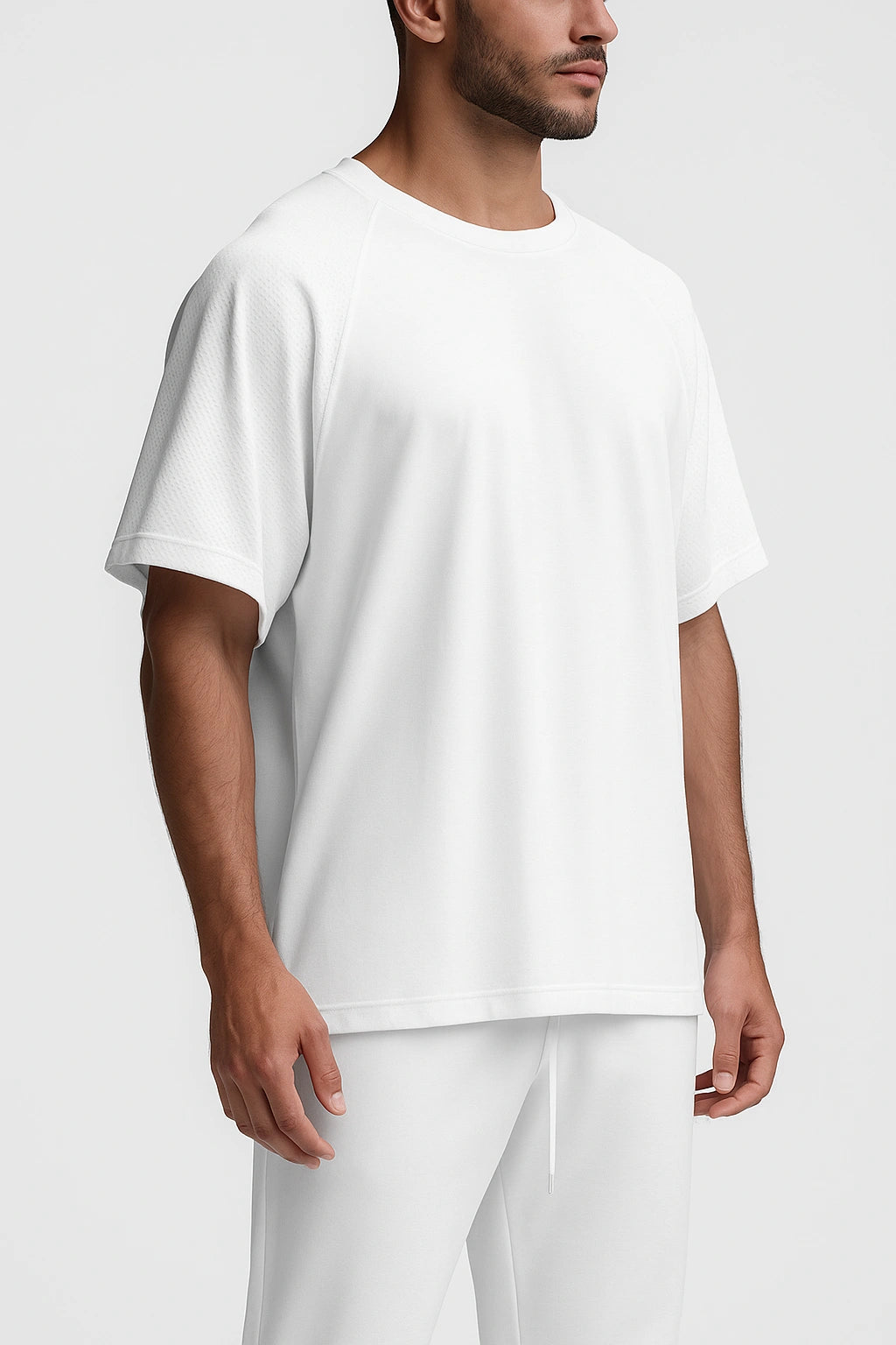 Camisa Esportiva Masculina Academia  Oversized Respirável - ASRV