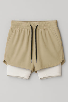 Short Esportivo de Academia Masculino Minimalista Premium 2 em 1 Tauranga