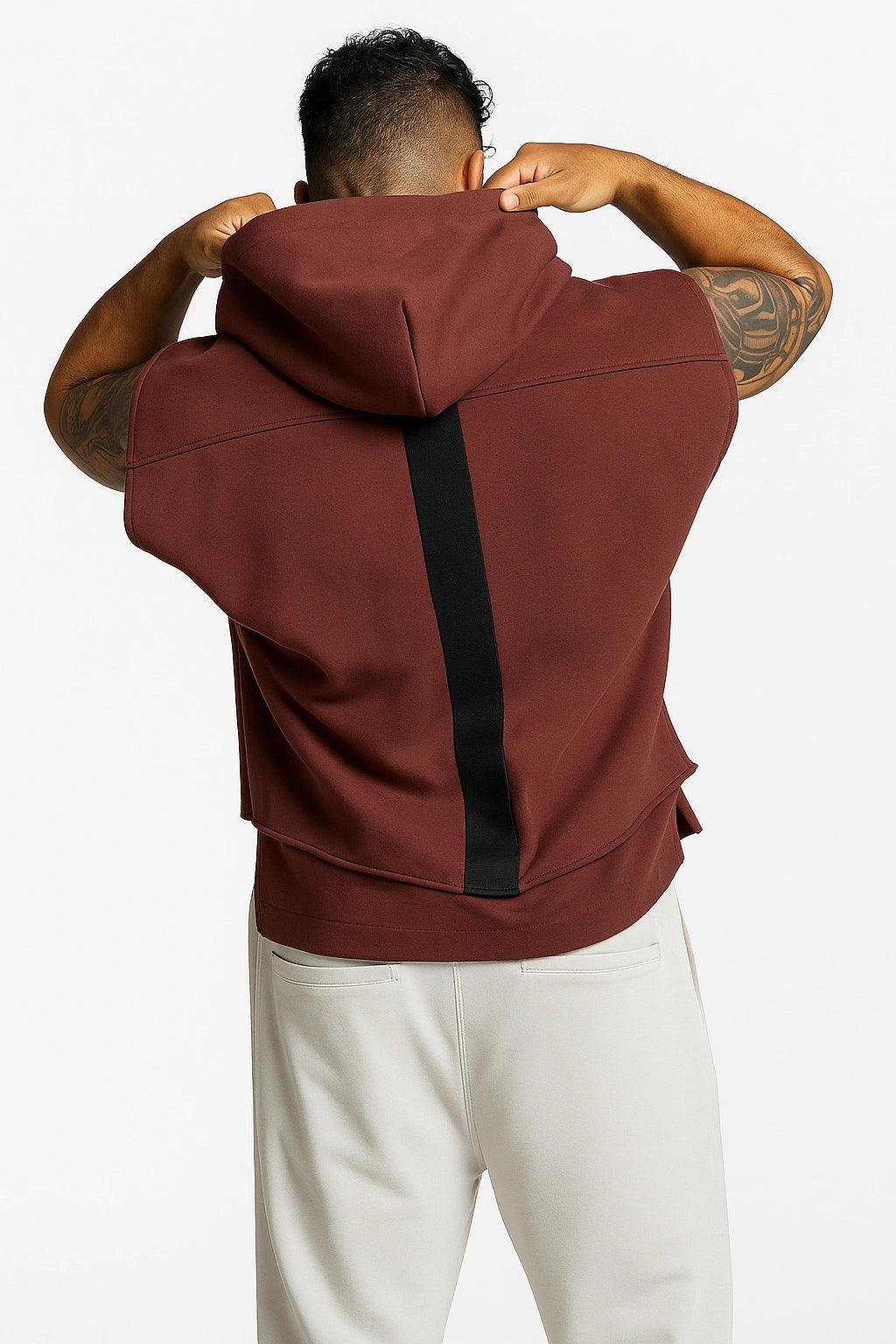 Camiseta de colete com Capuz Academia Premium 2 em 1 - ASRV