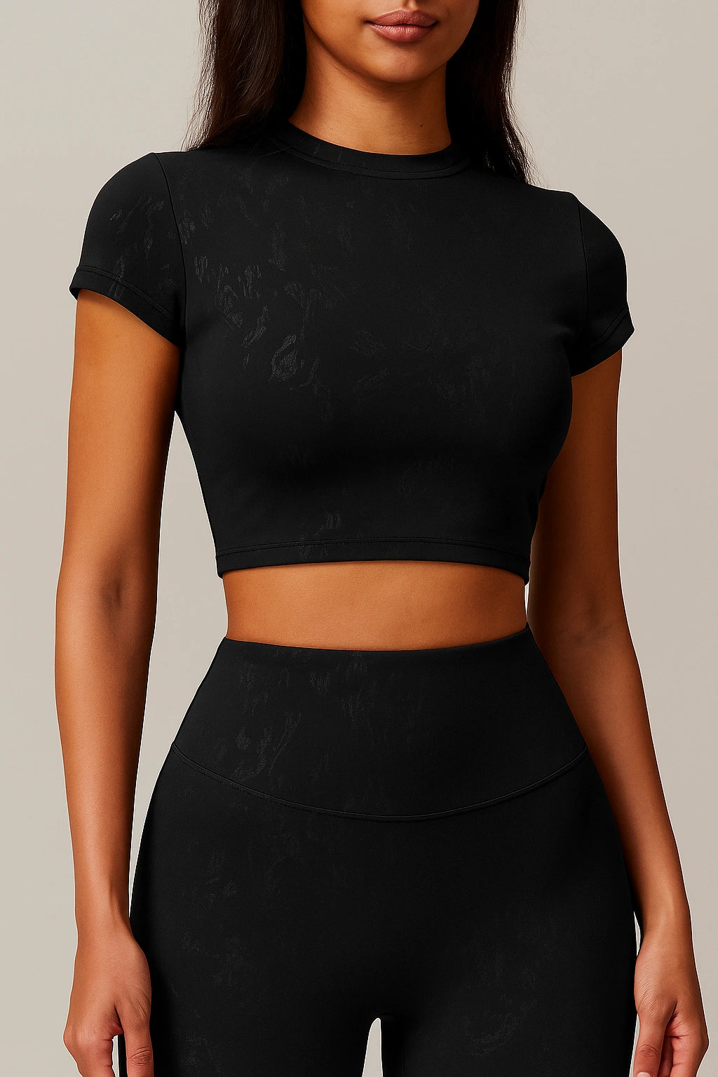 Cropped Fitness Feminino Confortável De Secagem Rápida