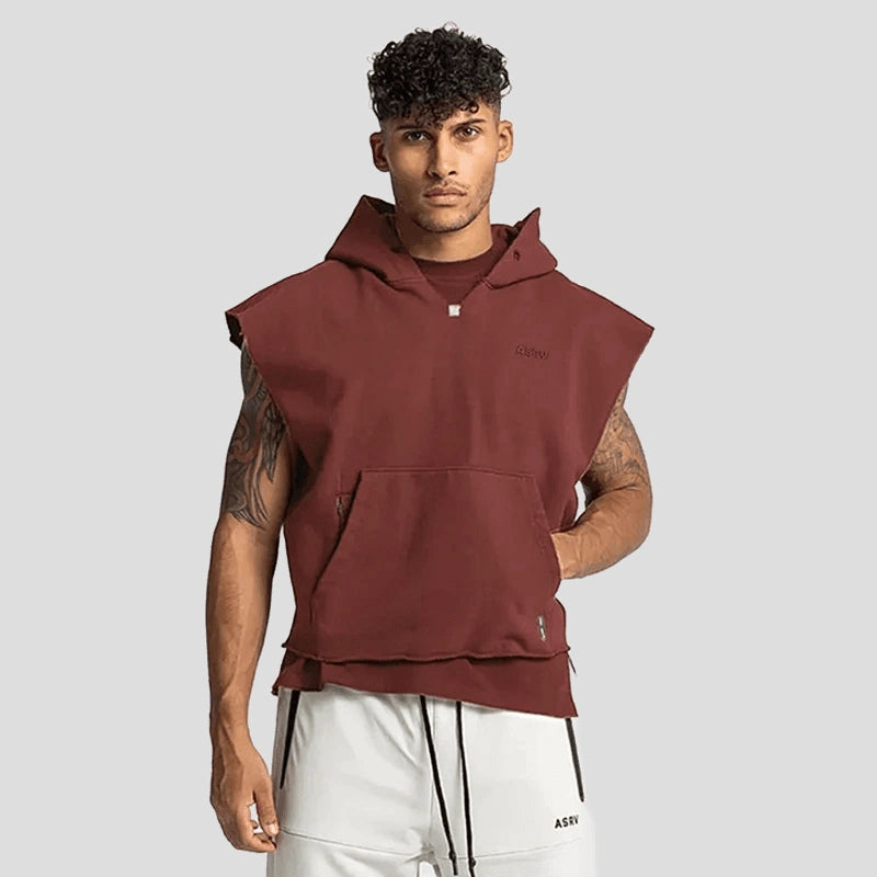 Camiseta de colete com Capuz Academia Premium 2 em 1 - ASRV
