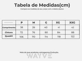 Short Esportivo de Academia Masculino Minimalista Premium 2 em 1 Tauranga