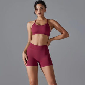 Conjunto Feminino Esportivo- Shorts para treino