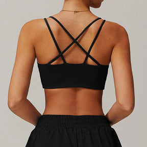 Cropped Fitness Feminina Costas Cruzadas e Conforto Total