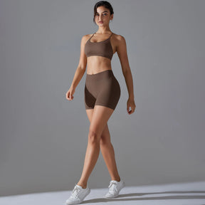 Conjunto Feminino Esportivo- Shorts para treino