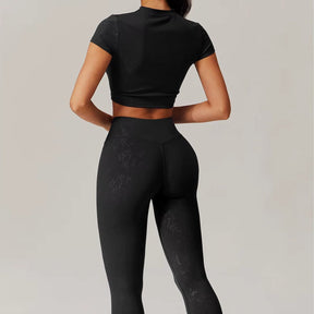 Cropped Fitness Feminino Confortável De Secagem Rápida