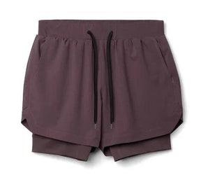 Short Esportivo de Academia Masculino Minimalista Premium 2 em 1 Tauranga