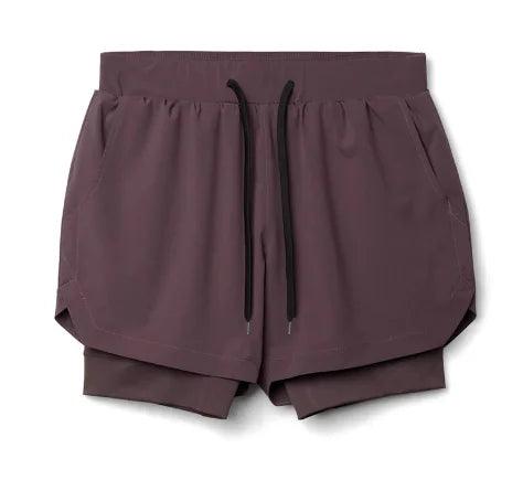 Short Esportivo de Academia Masculino Minimalista Premium 2 em 1 Tauranga