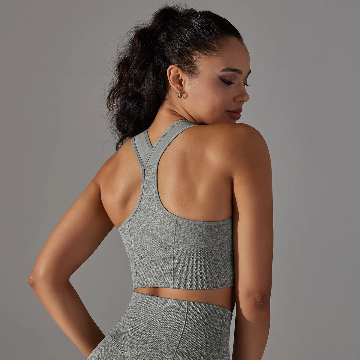 Cropped Feminino Fitness Respirável Justo Esportivo