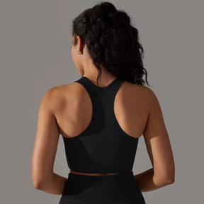 Cropped Fitness Feminino Respirável e Confortável