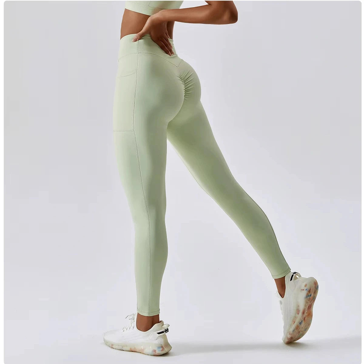Leggings Femininas Cintura Alta Respirável
