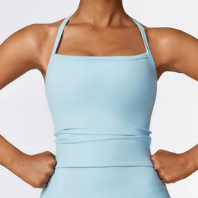 Camiseta Fitness Feminina Leve Sem Mangas e Secagem Rápida